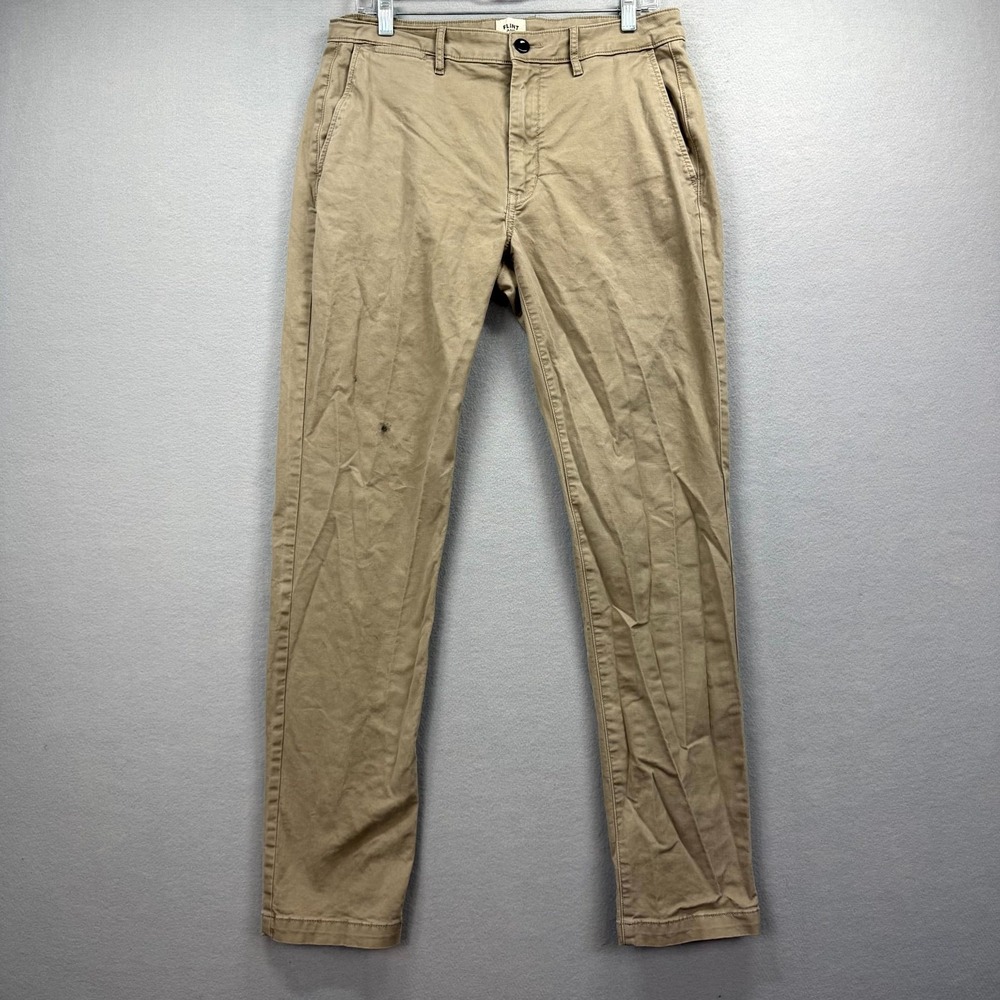 Flint and‎ Tinder Chino Pants Men 32x32 Beige Preppy Slim Grunge Work Huckberry